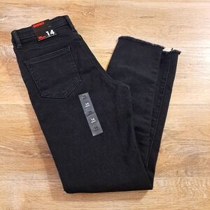 Epic Threads Tulipa Black Skinny Table Denim Jeans Girl's Size 14 NWT
